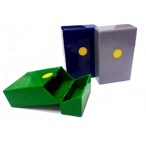 Usine directe étui à cigarettes plastique ABS 20 40 50 paquets ouverture automatique couleur originale étui à cigarettes créatif boîte de rangement - Product Image 5