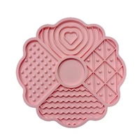 Tapis de léchage pour animaux de compagnie en silicone souple, écologique et de qualité alimentaire, pour chats et chiens, facile à nettoyer, ODM/OEM disponible