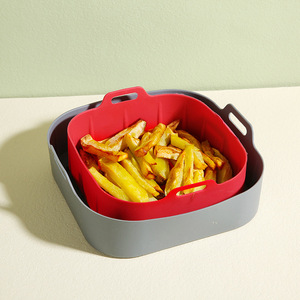 Silicone Baking Tray Square Food Safe <b>Microwave</b> Oven Air Fryer Chicken Roasting Dish 20230304 - Product Image 4