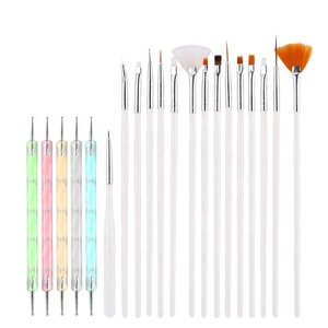 Ongles Manucure Pédicure Beauté 15 pièces Peinture <span class=keywords><strong>Vernis</strong></span> Brosse et 5 pièces Stylo Ensemble D'outils <span class=keywords><strong>pour</strong></span> Manucure - Product Image 4