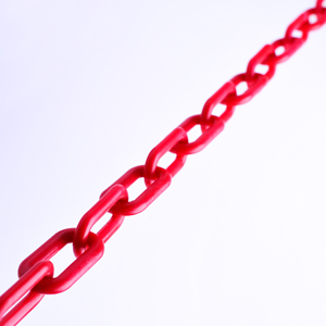 Barrière de sécurité en acier de vente directe d'usine 6mm/8mm de diamètre chaîne en plastique de route de trafic de polyéthylène PE - Product Image 3