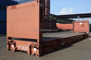 Contenedor de envío de marco de contenedor de acero Corten de cubo alto de 20 pies usado - Product Image 2