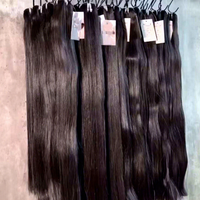 Lots de Cheveux Indiens Bruts 12A, Cheveux Humains Vierges Lisses Comme des Baguettes avec Cuticules Alignées, Double Trame, Non Traités, Fournisseur de Cheveux Indiens Bruts