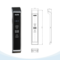 High Security Cabinet Door Lock Gym Spa Magnetic Panel Latch Card Rfid Hidden Cabinet Locker Lock With Free Bracelet