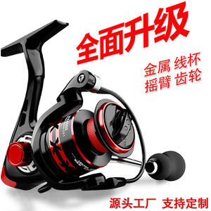 Carrete de Pesca Giratorio JQWIYEHJ528 de Metal para Mano Derecha, Uso en Playa y Océano, Carrete de Lanzamiento Largo con Compatibilidad para Señuelos Artificiales - Product Image 5