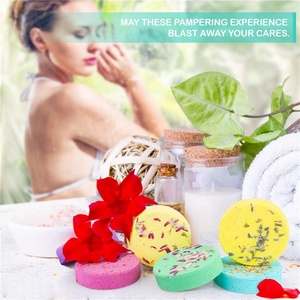Bombes <span class=keywords><strong>de</strong></span> bain effervescentes naturelles aux huiles essentielles, marque privée, vente en gros, pour une relaxation saine et écologique, colorées et parfumées - Product Image 5