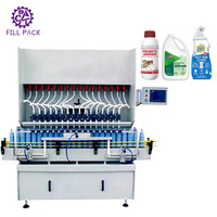 Bouteille en plastique automatique Anti-corrosif acide fort liquide chlore fluide bouteille d'eau toilette déodorant Machine de remplissage/ligne