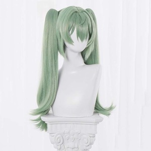 Accesorios de Disfraces de Halloween ZZZ Zenless Zone Zero, Peluca Verde de Doble Cola de <span class=keywords><strong>Corin</strong></span> Wickes, Cosplay, GAHC-030 - Product Image 4