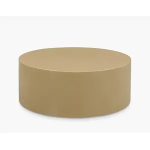 Big Round Fiberglass Coffee Tea Table Side Hotel Center Courtyard Living Room Table