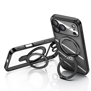 Funda Magnética de Lujo con Anillo y Protección de Lente para iPhone 17, Carcasa Antigolpes para iPhone 14 15 16 17 Pro Max - Product Image 2