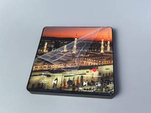 سلسلة القرآن الكريم الموسيقية الفاخرة من ليي، مكبر صوت للثلاجة يعمل بالضغط على الزر، منفذ USB-<span class=keywords><strong>C</strong></span>، مقاوم للماء، صديق للبيئة، تصميم إنساني، للاستخدام المنزلي الإسلامي - Product Image 2