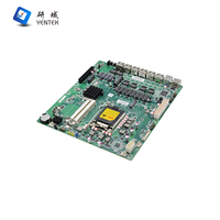Carte mère industrielle Firewall Pfsense Intel LGA1155 B75 DDR3 SATA Single New 6 I226V LAN RJ45 HD VGA Win10/Linux