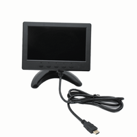 Mini Monitor LCD Portátil de 7 Pulgadas con Múltiples Interfaces HD AV VGA BNC para Cámara CCTV