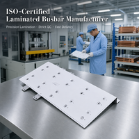 Barres omnibus laminées usinées avec précision pour connexion de circuits personnalisée, indice de protection IP67, 6 à 8 emplacements pour applications électriques de nouvelles énergies