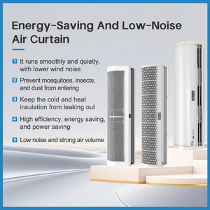 Commercial Restaurant Air <b>Curtain</b> OEM Manufacturer Wholesale Door With Magnetic Sensor High Airflow Delivers 1600 Cubic Meters P - Product Image 2