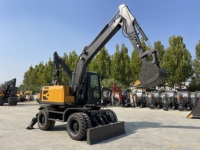 Excavator Roda JIAHE 12T Mesin Yuchai, Penggali Hidrolik, Alat Berat Konstruksi, Pengiriman Gratis, Dapatkan Penawaran