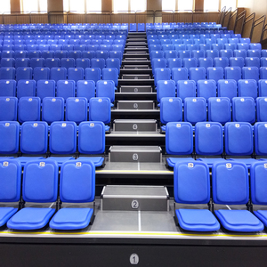 Gradas retráctiles de gimnasio para interiores, asientos plegables de alta calidad - Product Image 2