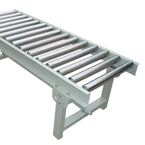 rail moving tool furniture trolley heavy gravity power aluminum Zinc Plating roller Drive sorting conveyor belt