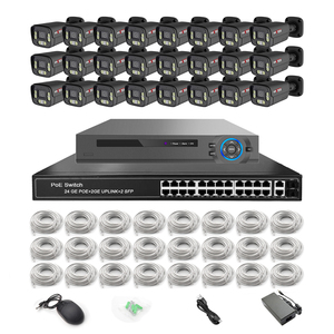 Mạng 32 kênh CCTV <span class=keywords><strong>Camera</strong></span> an ninh Hệ thống 4k 8MP ngoài trời PoE <span class=keywords><strong>IP</strong></span> <span class=keywords><strong>Camera</strong></span> ánh sáng kép màu Night Vision <span class=keywords><strong>Camera</strong></span> Kit cho nhà - Product Image 1