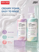 Gel Douche Hydratant Cica Shea 1L avec Panthénol et Céramide, Marque Privée OEM ODM, pour une Peau Douce et un Parfum Longue Durée
