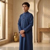 Turbans islamiques modestes en laine pour garçons du Qatar MTK-009, 6 couleurs disponibles