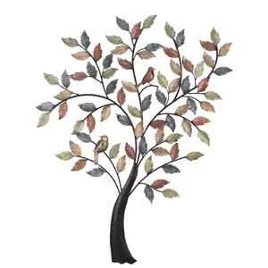 Décoration murale <span class=keywords><strong>Arbre</strong></span> <span class=keywords><strong>de</strong></span> <span class=keywords><strong>vie</strong></span> en métal Décoration murale suspendue Décoration murale en fer pour la maison Salon - Product Image 2