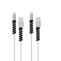 Protecteur de câble X919 en silicone, enrouleur de câble de données pour iPhone Android, étui de protection pour câble de charge USB et casque