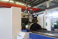 Machine de découpe de tubes laser à fibre CNC de haute précision avec alimentation automatique pour tuyaux métalliques, prend en charge les formats BMP/PLT/DWG