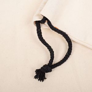 Natural Cotton Drawstring <b>Laundry</b> <b>Bag</b> Washable Canvas Storage Pouch Eco Friendly Draw Sack Custom Logo <b>for</b> Clothes Hotel <b>Travel</b> - Product Image 4