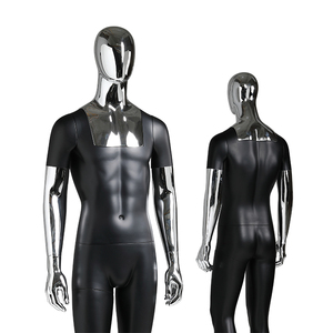 Vente en gros <span class=keywords><strong>Mannequin</strong></span> homme pour vêtements homme Affichage Chrome Silver Prix bon marché Poupée mannequins corps entier - Product Image 5