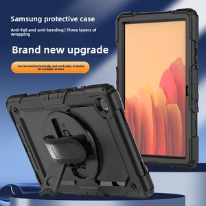 Funda protectora de silicona para Samsung A9Plus S10Fe <span class=keywords><strong>S6Lite</strong></span> Tablets Soporte anticaída Tipo B Correa de mano Funda protectora conveniente - Product Image 5