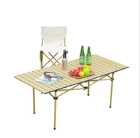 Véhicule de camping en plein air pliable portable grande poussette de luxe pour animaux de compagnie chien poussette Table chaise en bois massif pliable Egg Roll Table