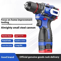 Taladro Inalámbrico Profesional INTOUTH para Uso Doméstico de Alta Calidad 16V 10mm Mini Taladro sin Escobillas de Velocidad Variable Directo de Fábrica