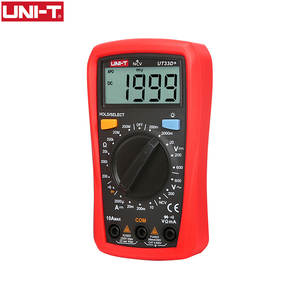 Multimètre de tension industriel UT33D+ haute tension AC 600V NCV pour condensateurs - Product Image 4