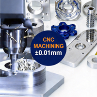 Custom Aluminum Precision Ring Cradle ±0.01mm CNC 5-Axis Milling Turning Mounting Bracket Assembly for Automation Instrument
