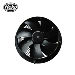 HEKO acciaio lama ad alta pressione assiale ventilatore a condensatore per cucina sistema di scarico ventilatore centrifugo dc