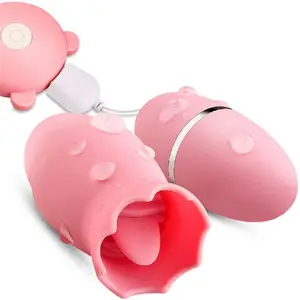 Succionador de clítoris para mujer, masajeador de pecho, punto G, vibrador de lengua, vibrador de rosa, Juguetes sexuales, 7 Uds., EW006