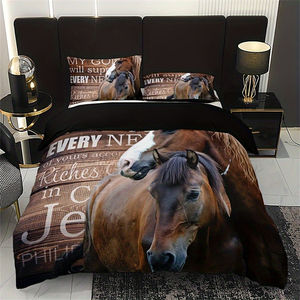 Copripiumino di lusso di alta qualità copripiumino in marmo paillettes in poliestere copriletto federa Set biancheria da letto - Product Image 3