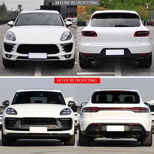 Modificación de Automóviles 2014-2018, Actualización 2024, Parachoques Delantero, Parachoques Trasero, Luces Traseras, Faros LED, Kit de Carrocería para Macan GTS - Product Image 2