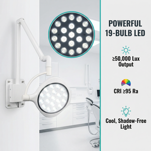 Éclairage chirurgical vétérinaire sans ombre : Lampe <span class=keywords><strong>scialytique</strong></span> mobile pour salle d'opération, haute luminosité, bras réglable, clinique vétérinaire - Product Image 2