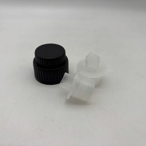 Gran oferta de alta calidad, tapa de rosca de aceite de oliva de 28mm, embalaje de plástico para té, tapa redonda de plástico para té con forro de plástico y volquete - Product Image 3