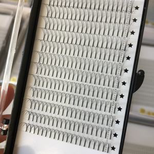 Pré-fait à la main coréen PBT synthétique faux cils Extensions longue tige 3D 4D 5D Volume ventilateurs CC pour noir naturel - Product Image 2