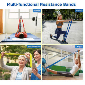 TPE Pita Elastis Ramah Lingkungan, Pita Resistensi Massal, Pita Terapi Fisik Latihan Yoga Datar - Product Image 6