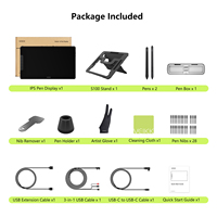 Moniteur de dessin portable professionnel 15.6 pouces VK1600 VEIKK tablette graphique avec écran pour concepteur