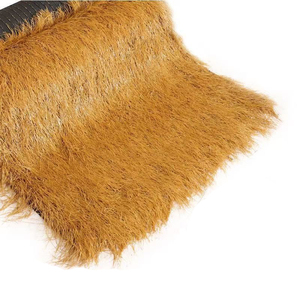 Toiture artificielle en chaume synthétique, rouleau de chaume de palmier artificiel, herbe jaune, paille artificielle pour bars et gazebos à toiture en chaume - Product Image 1