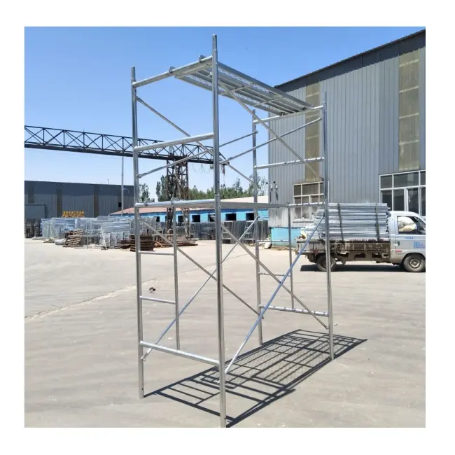 Durable H Frame Scaffolding For Construction Durable Galvanized Painted Scaffolding Frame