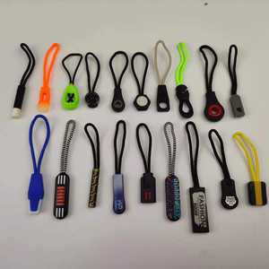 Kunden spezifisches Logo Multi Color Personal ized R5 # Hochwertige benutzer definierte Reiß verschluss Abzieher Reiß verschluss Pull Kunststoff Gummi Reiß verschluss Kopf Schieber - Product Image 4