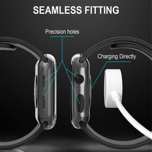 Boîtier en verre trempé à couverture complète et montre PC avec écran HD et chargement direct pour <span class=keywords><strong>Apple</strong></span> <span class=keywords><strong>Watch</strong></span> 10/9/8/7/6 (38-49mm) - Product Image 3