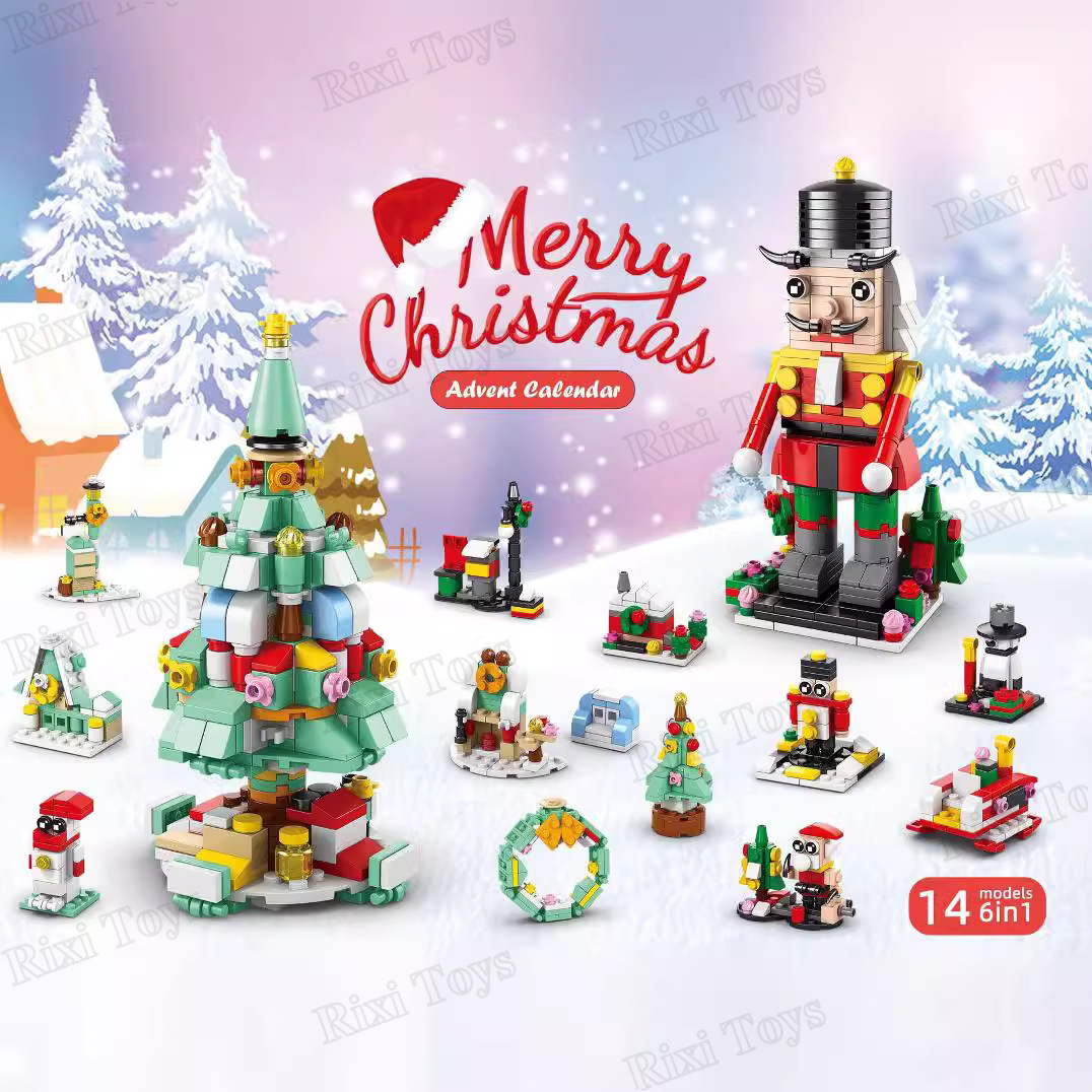 LELE BROTHER 8972 Christmas Calendar Surprise Box - 578pcs