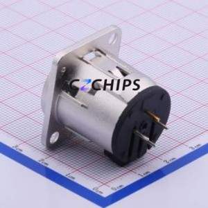 NC3MD-V XLR Connector Through hole Component (THT) Connector - Product Image 2